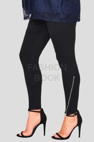 Fashionbook wholesale zip hem plus size leggings