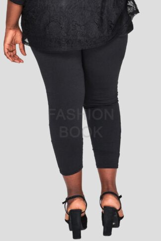 Fashionbook Wholesale Plus Size Lace Legging Black