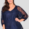 fashionbook wholesale plus size lace top