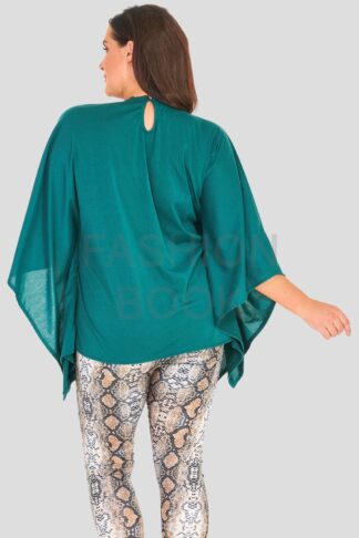 Fashionbook wholesale plus size clothing embellished poncho