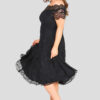 fashionbook wholesale plus size clothing vintage lace skater dress