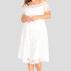 fashionbook wholesale plus size clothing vintage lace skater dress