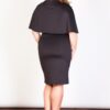 Fashionbook wholesale plus size clothing cape dress