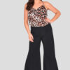 Cowl Print Cami Plus Size Top Wholesale