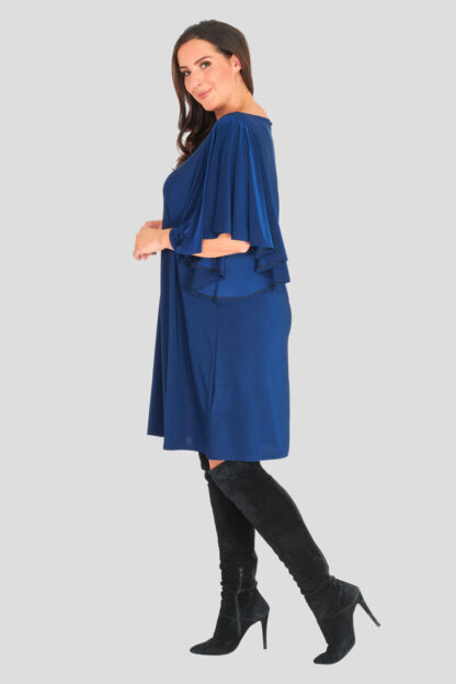 Frill Sleeve Plus Size Wholesale Shift Dress
