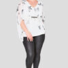 Butterfly Print Plus Size Top Wholesale