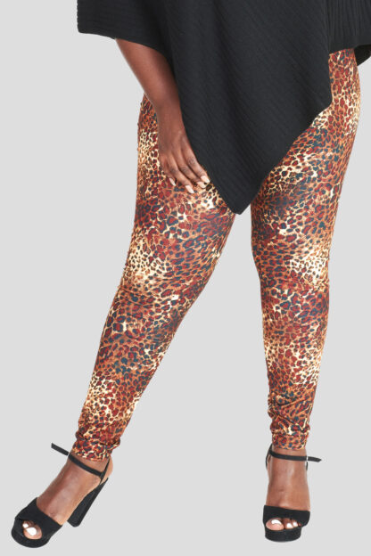 Leopard Print Leggings Plus Size Wholesale