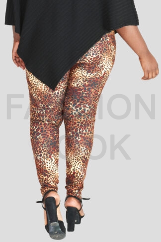 Leopard Print Leggings Plus Size Wholesale