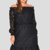 Sunflower Lace Plus Size Bardot Dress Wholesale