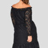 Sunflower Lace Plus Size Bardot Dress Wholesale