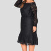 Sunflower Lace Plus Size Bardot Dress Wholesale