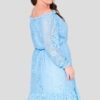 Sunflower Lace Plus Size Bardot Dress Wholesale