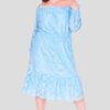 Sunflower Lace Plus Size Bardot Dress Wholesale