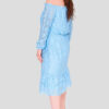 Sunflower Lace Plus Size Bardot Dress Wholesale