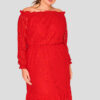 Sunflower Lace Plus Size Bardot Dress Wholesale