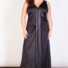 Plus Size Wholesale V Front Maxi Dress