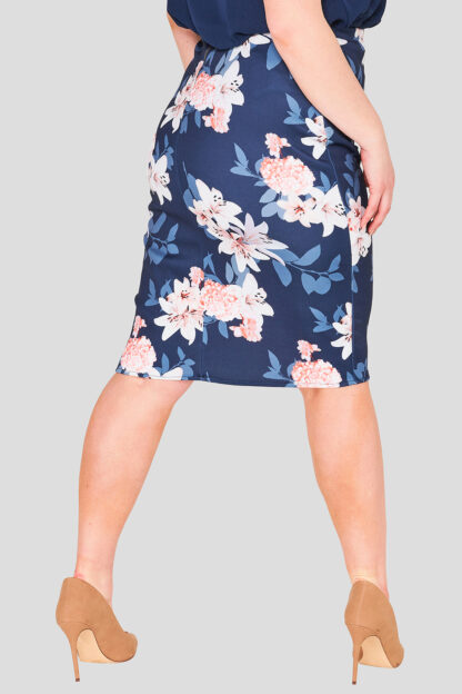 Zip Back Plus Size Wholesale Pencil Skirt