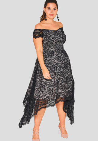 Off The Shoulder Wholesale Lace Maxi Dress