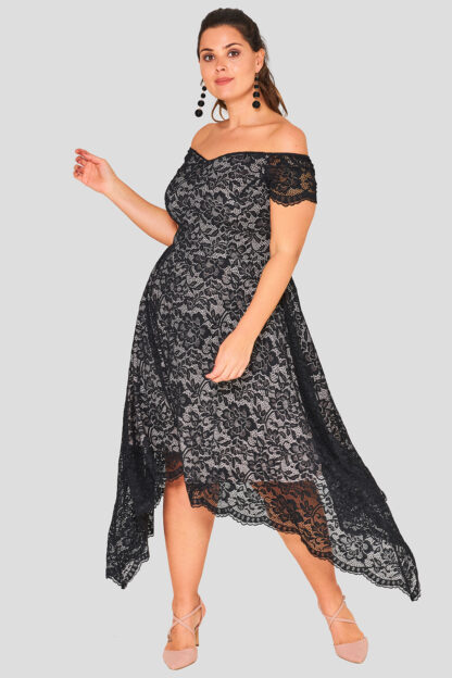 Off The Shoulder Wholesale Lace Maxi Dress