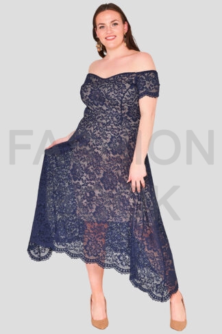 Off The Shoulder Wholesale Lace Maxi Dress
