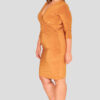 Wrap Front Evening Dress
