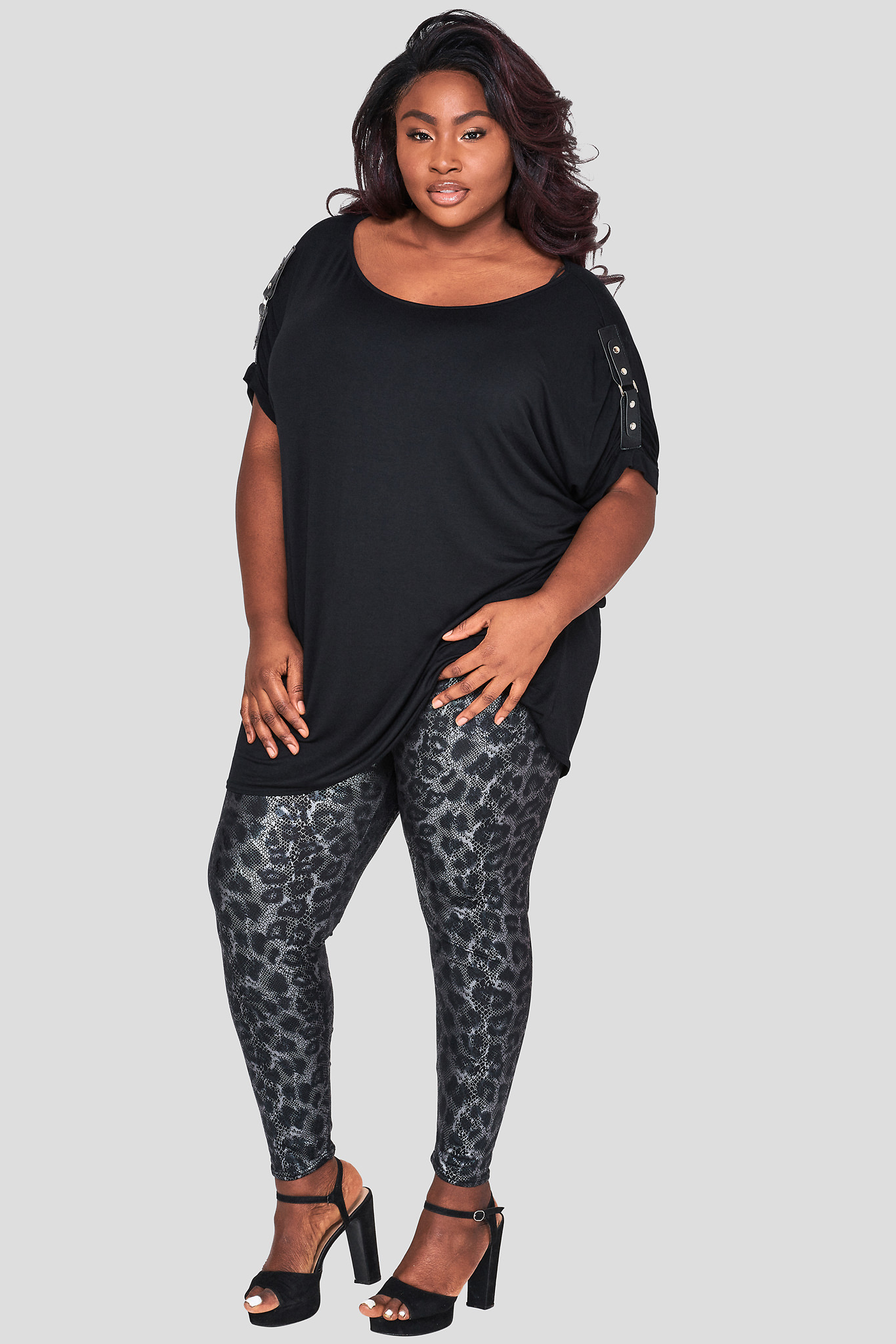 Ideology Plus Size Leopard-Print Leggings Bold Leo 1X at  Women's  Clothing store